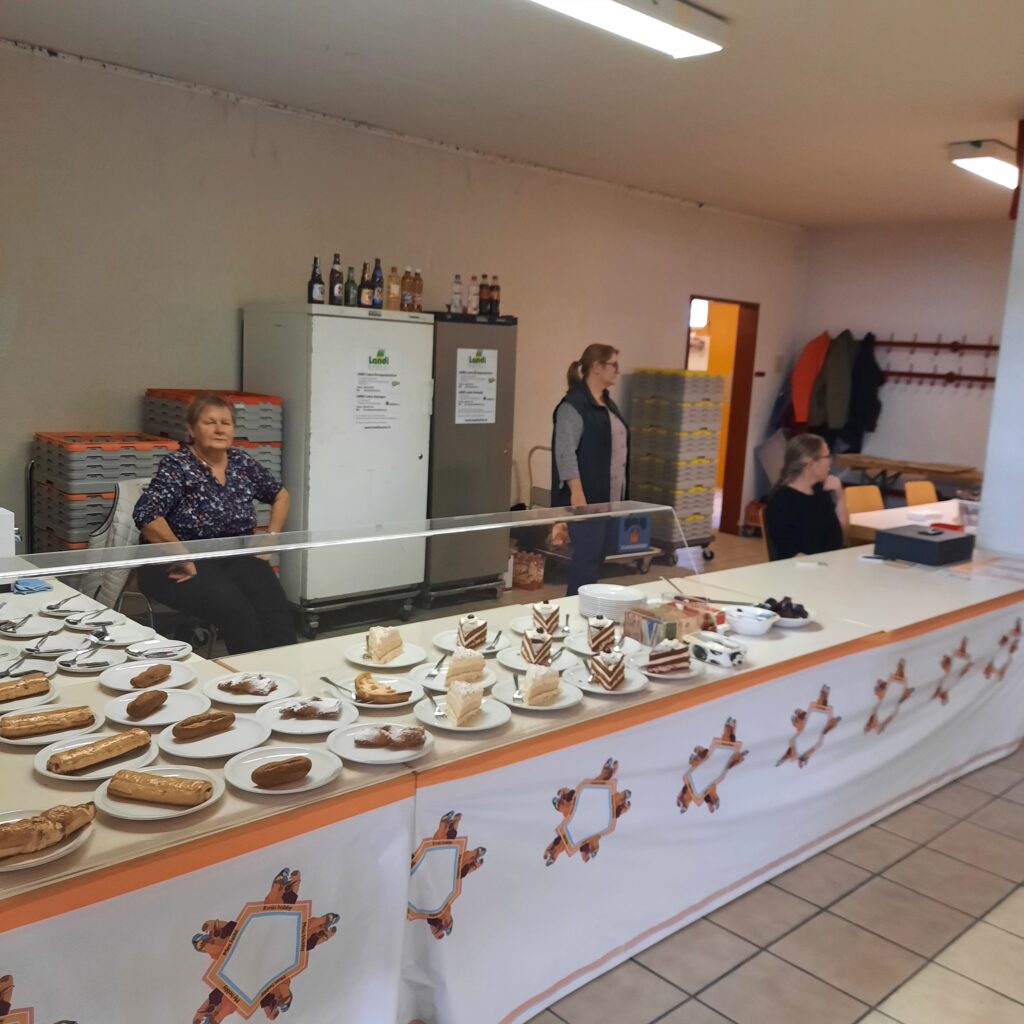 Betreuung des Buffets
