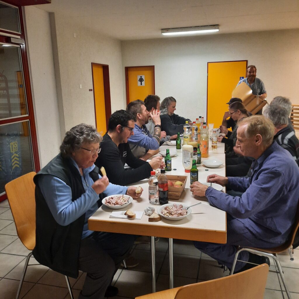 Zusammensein nach dem Abbau
