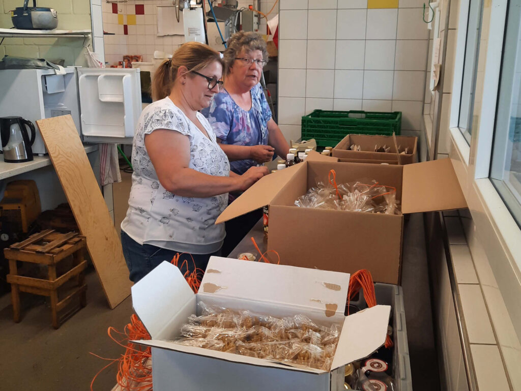 Bereitstellen der Tombola